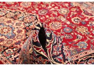 Tappeto Kashmar Medaglione Floreale Rosso Blu Scuro 297x410 Cm