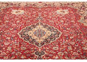 Tappeto Kashmar Medaglione Floreale Rosso Blu Scuro 300x396 Cm