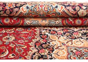 Tappeto Kashmar Medaglione Floreale Rosso Blu Scuro 300x396 Cm