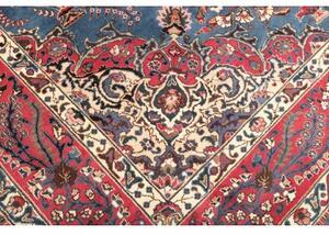 Tappeto Kashmar Medaglione Floreale Blu Rosso 246x350 Cm