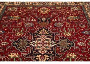 Tappeto Tabriz Stilizzato Rosso Blu 193x286 Cm