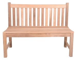 Panca da giardino di colore naturale in legno massiccio Solo – Garden Pleasure