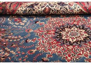Tappeto Kashmar Medaglione Floreale Blu Rosso 246x350 Cm