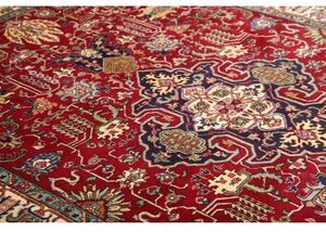Tappeto Tabriz Stilizzato Rosso Blu 193x286 Cm