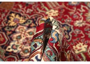 Tappeto Tabriz Stilizzato Rosso Blu 193x286 Cm