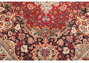 Tappeto Kashmar Medaglione Floreale Rosso Blu Scuro 300x396 Cm