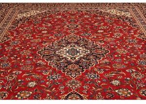 Tappeto Ardakan Medaglione Floreale Rosso Blu Scuro 300x410 Cm