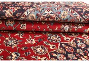 Tappeto Ardakan Medaglione Floreale Rosso Blu Scuro 295x400 Cm