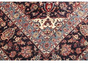 Tappeto Ardakan Medaglione Floreale Rosso Blu Scuro 295x400 Cm