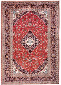 Tappeto Ardakan Medaglione Floreale Rosso Blu Scuro 250x367 Cm