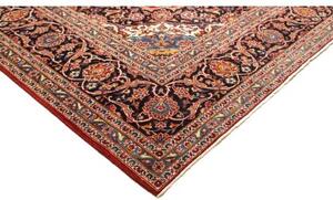 Tappeto Ardakan Medaglione Floreale Rosso Blu Scuro 305x415 Cm