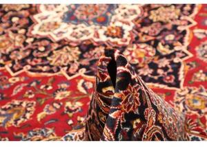 Tappeto Ardakan Medaglione Floreale Rosso Blu Scuro 305x415 Cm