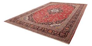 Tappeto Ardakan Medaglione Floreale Rosso Blu Scuro 305x415 Cm