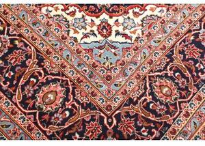 Tappeto Ardakan Medaglione Floreale Rosso Blu Scuro 250x367 Cm