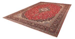 Tappeto Ardakan Medaglione Floreale Rosso Blu Scuro 300x396 Cm