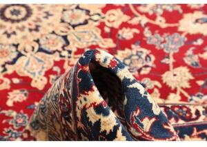 Tappeto Nadjafabad Medaglione Floreale Rosso Blu Scuro 268x370 Cm