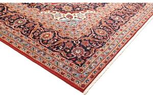 Tappeto Ardakan Medaglione Floreale Rosso Blu Scuro 250x367 Cm
