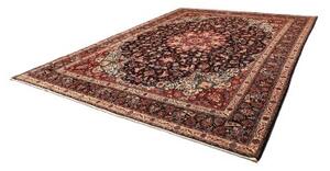 Tappeto Moud Medaglione Floreale Rosso Scuro Avorio 310x410 Cm