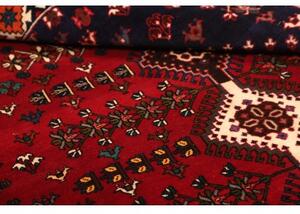 Tappeto Shiraz Stilizzato Rosso Blu Scuro 158x237 Cm
