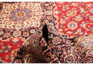 Tappeto Ardakan Medaglione Floreale Rosso Blu Scuro 300x396 Cm