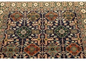 Tappeto Tabriz Stilizzato Blu Scuro Verde 100x138 Cm
