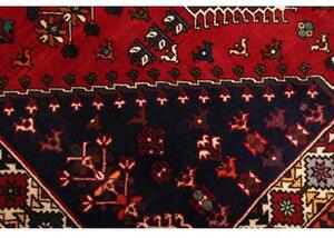 Tappeto Shiraz Stilizzato Rosso Blu Scuro 158x237 Cm
