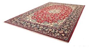 Tappeto Nadjafabad Medaglione Floreale Rosso Blu Scuro 268x370 Cm