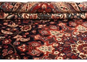 Tappeto Moud Medaglione Floreale Rosso Scuro Avorio 310x410 Cm