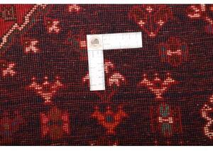 Tappeto Shiraz Stilizzato Rosso Blu Scuro 158x237 Cm