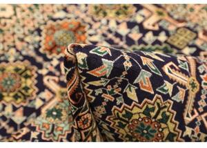 Tappeto Tabriz Stilizzato Blu Scuro Verde 100x138 Cm