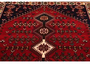 Tappeto Shiraz Stilizzato Rosso Blu Scuro 158x237 Cm