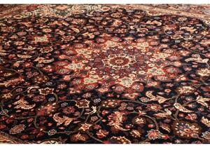 Tappeto Moud Medaglione Floreale Rosso Scuro Avorio 310x410 Cm