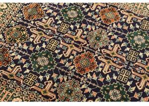 Tappeto Tabriz Stilizzato Blu Scuro Verde 100x138 Cm