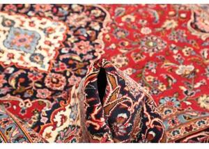 Tappeto Ardakan Medaglione Floreale Rosso Blu Scuro 250x367 Cm