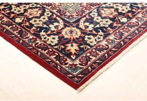 Tappeto Nadjafabad Medaglione Floreale Rosso Blu Scuro 268x370 Cm