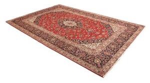 Tappeto Ardakan Medaglione Floreale Rosso Blu Scuro 200x305 Cm