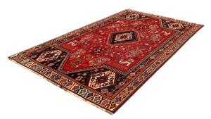 Tappeto Shiraz Stilizzato Rosso Blu Scuro 170x278 Cm