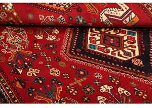 Tappeto Shiraz Stilizzato Rosso Blu Scuro 170x278 Cm