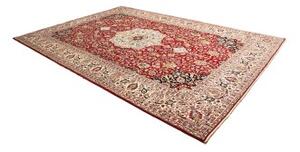 Tappeto Ardakan Medaglione Floreale Rosso Avorio 246x357 Cm