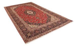 Tappeto Ardakan Medaglione Floreale Rosso Blu Scuro 198x300 Cm