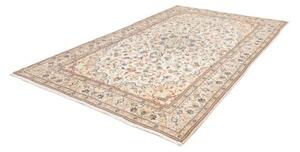 Tappeto Kashan Medaglione Floreale Avorio Blu 202x322 Cm