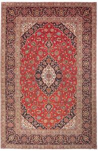 Tappeto Ardakan Medaglione Floreale Rosso Blu Scuro 198x300 Cm