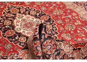 Tappeto Ardakan Medaglione Floreale Rosso Blu Scuro 198x300 Cm