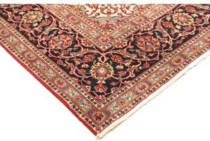 Tappeto Ardakan Medaglione Floreale Rosso Blu Scuro 198x300 Cm