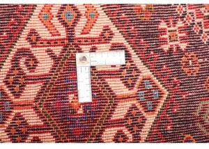 Tappeto Shiraz Stilizzato Rosso Blu Scuro 170x278 Cm