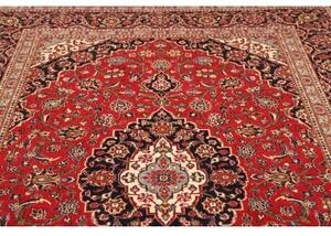 Tappeto Ardakan Medaglione Floreale Rosso Blu Scuro 198x300 Cm
