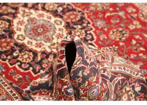 Tappeto Ardakan Medaglione Floreale Rosso Blu Scuro 200x305 Cm