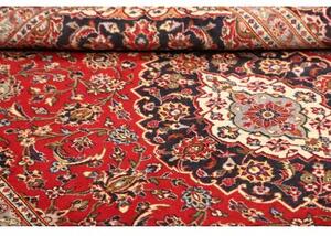 Tappeto Ardakan Medaglione Floreale Rosso Blu Scuro 200x305 Cm