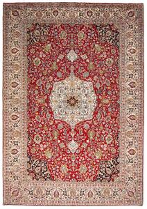 Tappeto Ardakan Medaglione Floreale Rosso Avorio 246x357 Cm