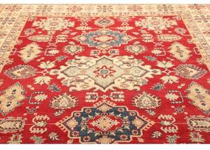 Tappeto Kazak Stilizzato Rosso Avorio 247x308 Cm